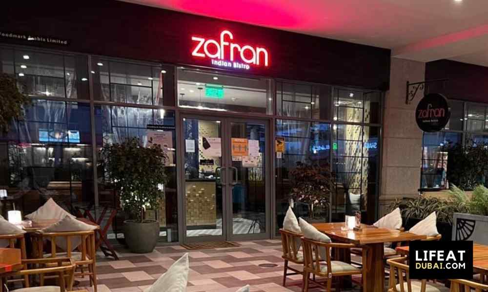 Zafran Indian Bistro, one of the Best Indian Restaurants In Sheikh Zayed Road, Dubai