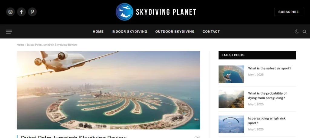 Skiydiving Planet Screnshot