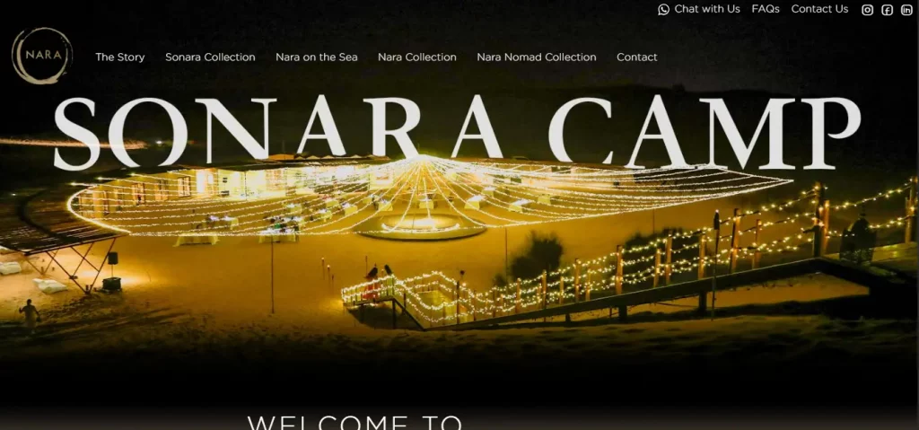 Sonara web scrennshot