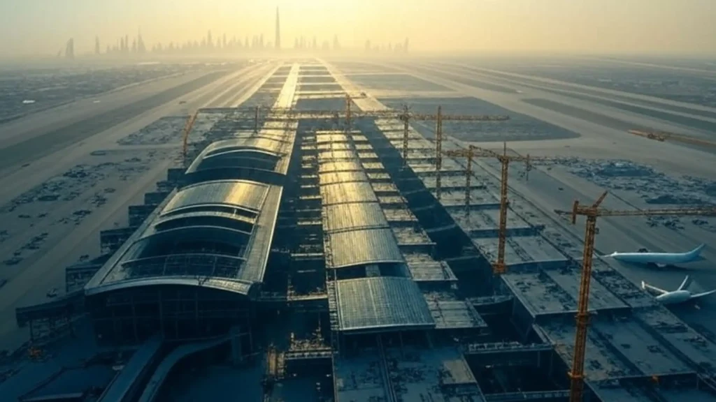 Dubai Begins Building the World’s Largest Airport Terminal at Al Maktoum International (DWC)