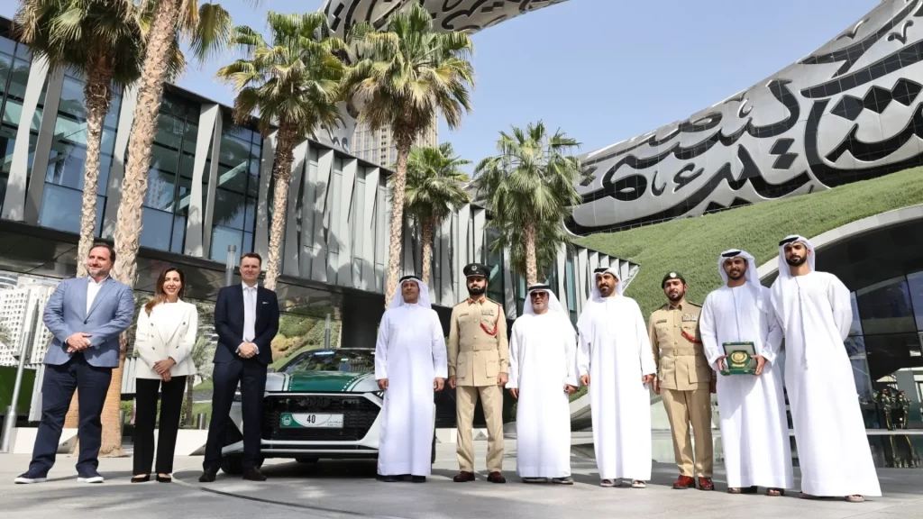 Dubai Police Adds 630HP Audi RS7 to Luxury Patrol Fleet at Museum of the Future Event